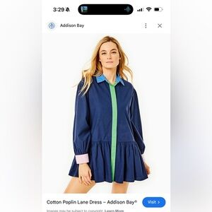 Addison Bay Size Medium Addison Bay Poplin Lane Dress
NWOT